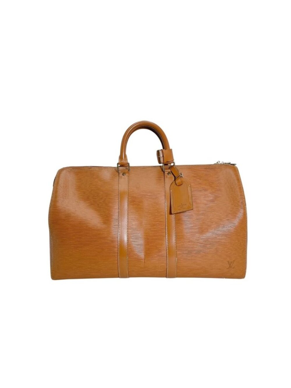 Louis Vuitton Epi Keepall 45 Boston Bag Gold